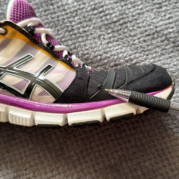 Asics Gel-Sting33 Multicolor Suede Mesh Running‎ Sneakers Size 8 - Picture 15 of 15